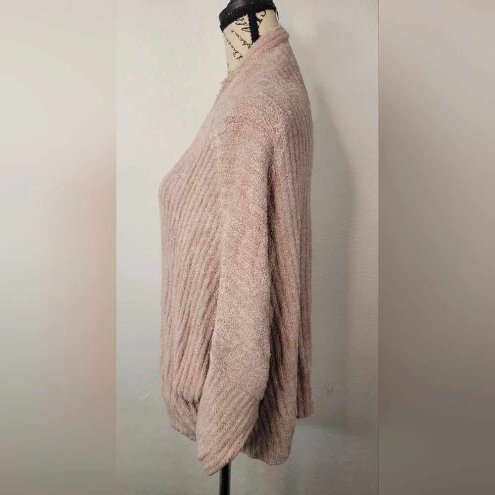 Barefoot dreams Cardigan S/M Cozychic Lite Ribbed Shrug Pink Tank